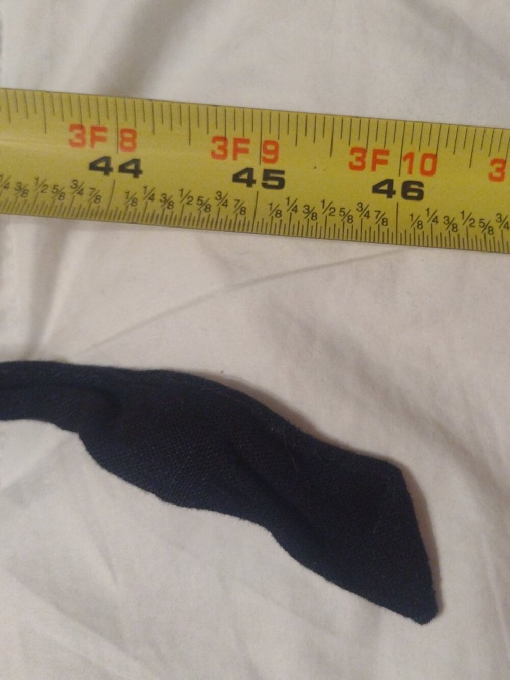 Tahiri Black Linen Tie Waist Sash Belt 46 inches length